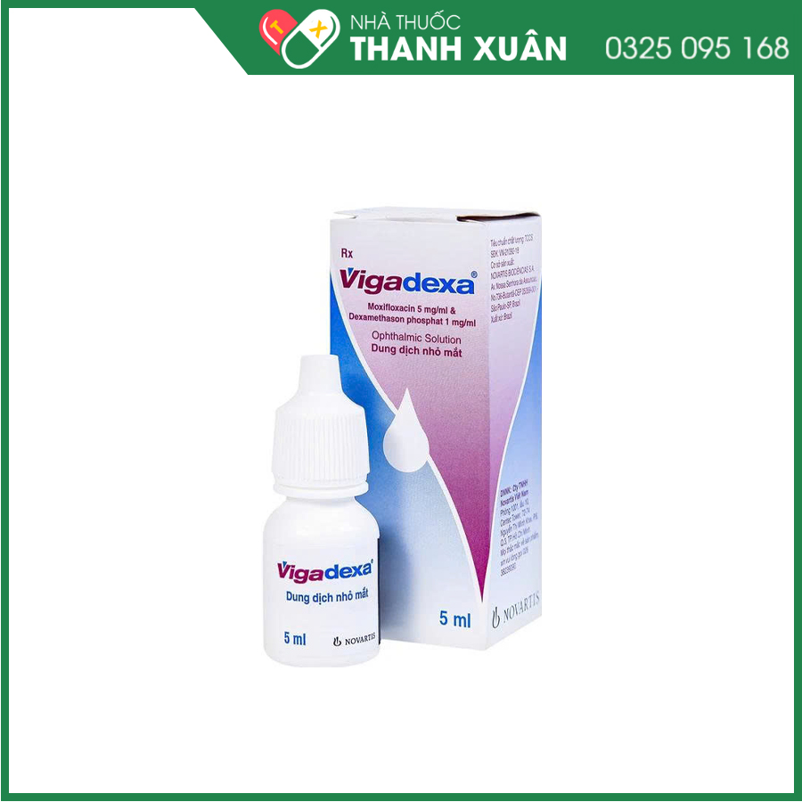 Vigadexa thuốc điều trị các chứng nhiễm khuẩn ở mắt